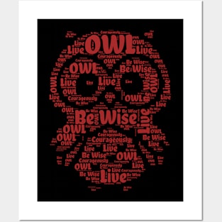 Wise owl Posters and Art